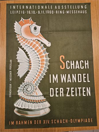 Poster: 1960 Schach im Wandel der Zeiten