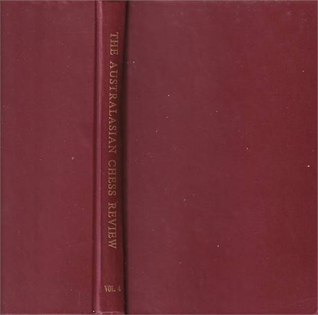 The Australasian Chess Review 1932 vol 4.
