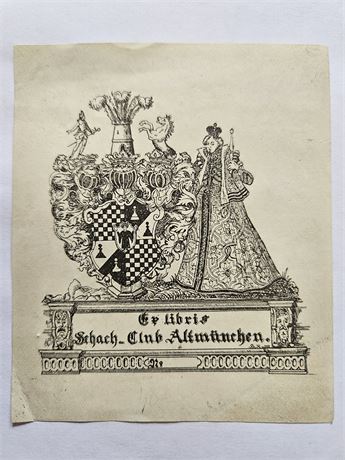 Ex libris Schach-Club Altmünchen